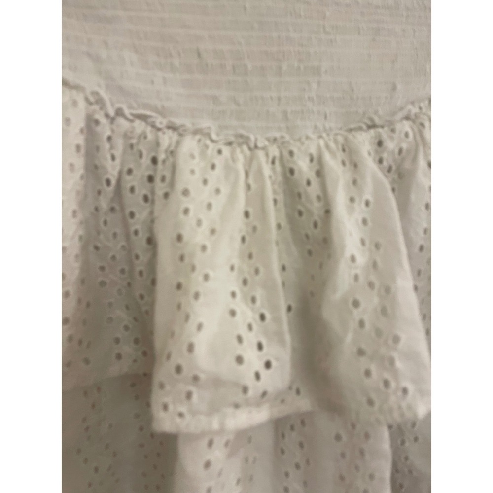 Mini Hollister Skirt Eyelet Y2K Style Casual Modern Coquette - Picture 2 of 6